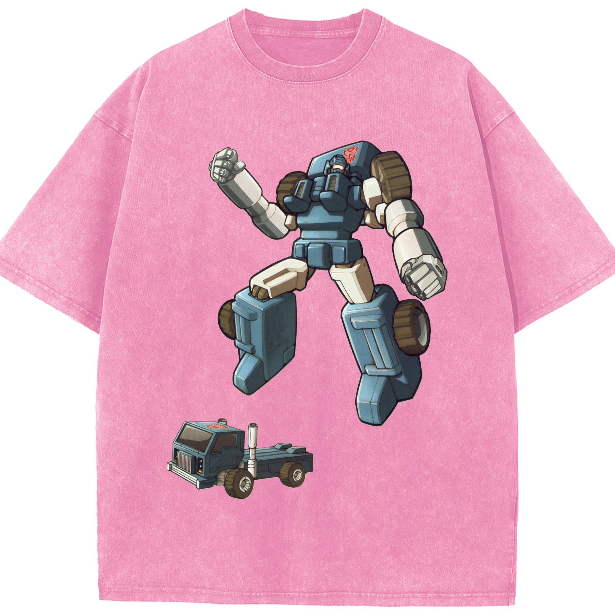 （画像用）  綿100% ヴィンテージ風 半袖Tシャツ（フロントプリント）